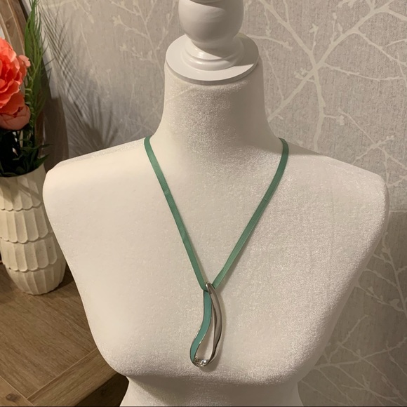 BALLET Blue Bohemian Necklace 19” - Picture 2 of 2